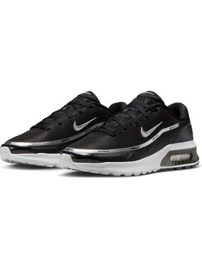 NWOT! Women's Nike Air Max BIA Sneaker Black / Metallic Silver / Grey Size 10M